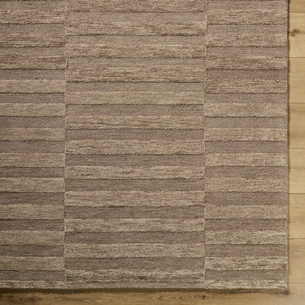 Idaho Broken-Striped Brown Area Rug | Our PNW Home X Livabliss Rugs TriadCommerceInc