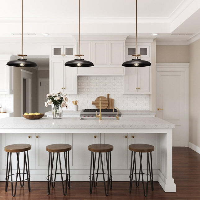 Beacon 1-Light Modern Gold & Black Pendant Light 20-Inch Home Decor > Lighting > Ceiling Lights > Pendant Lights TriadCommerceInc