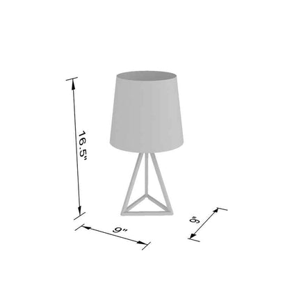 Modling Modern White Table Lamp Lighting TriadCommerceInc
