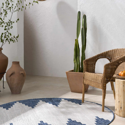Djugun Navy Indoor & Outdoor Rug Rugs TriadCommerceInc