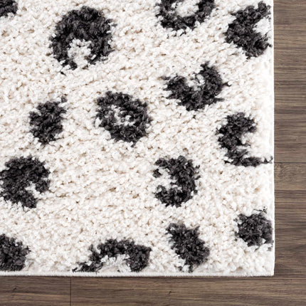 Zhen Black Spots Leopard Rug - Clearance Rugs TriadCommerceInc
