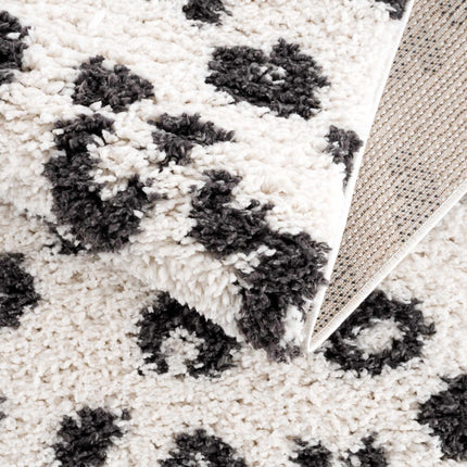Zhen Black Spots Leopard Rug - Clearance Rugs TriadCommerceInc