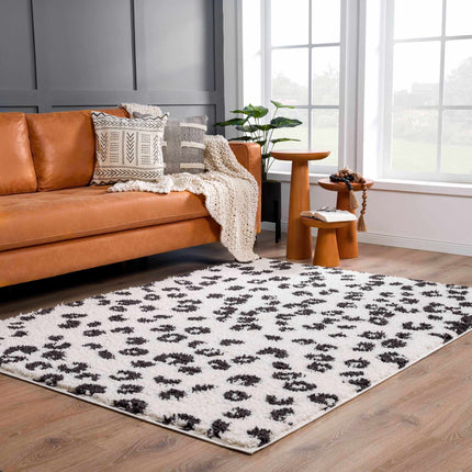 Zhen Black Spots Leopard Rug - Clearance Rugs TriadCommerceInc