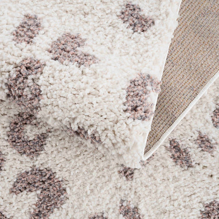 Zhen Pink Spots Leopard Rug - Clearance Rugs TriadCommerceInc