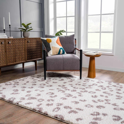 Zhen Pink Spots Leopard Rug - Clearance Rugs TriadCommerceInc
