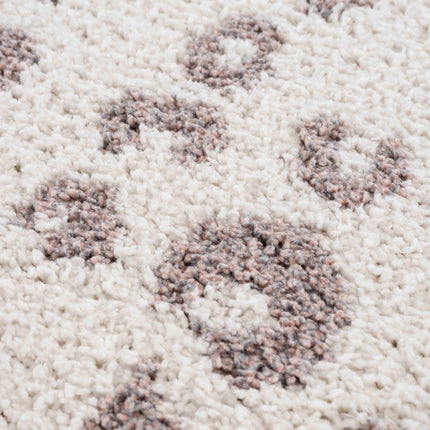 Zhen Pink Spots Leopard Rug - Clearance Rugs TriadCommerceInc
