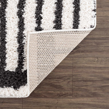 Bauer Plush Black Rainbow Rug - Clearance Rugs TriadCommerceInc