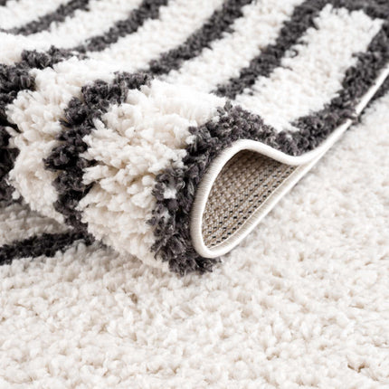 Bauer Plush Black Rainbow Rug - Clearance Rugs TriadCommerceInc