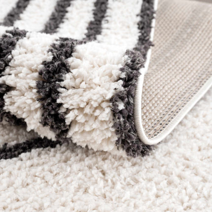 Bauer Plush Black Rainbow Rug - Clearance Rugs TriadCommerceInc