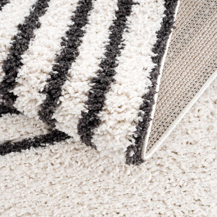 Bauer Plush Black Rainbow Rug - Clearance Rugs TriadCommerceInc