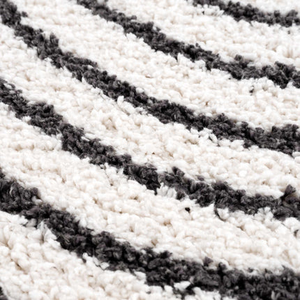 Bauer Plush Black Rainbow Rug - Clearance Rugs TriadCommerceInc