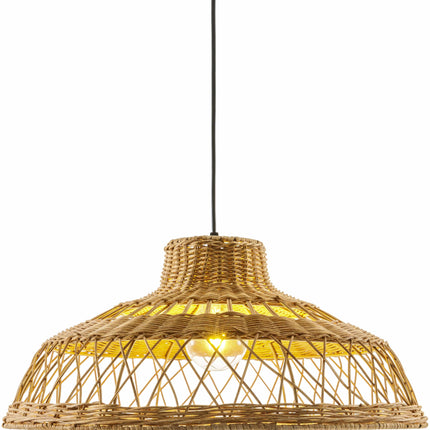 Bailleval Dark Brown Rattan Pendant Pendants TriadCommerceInc