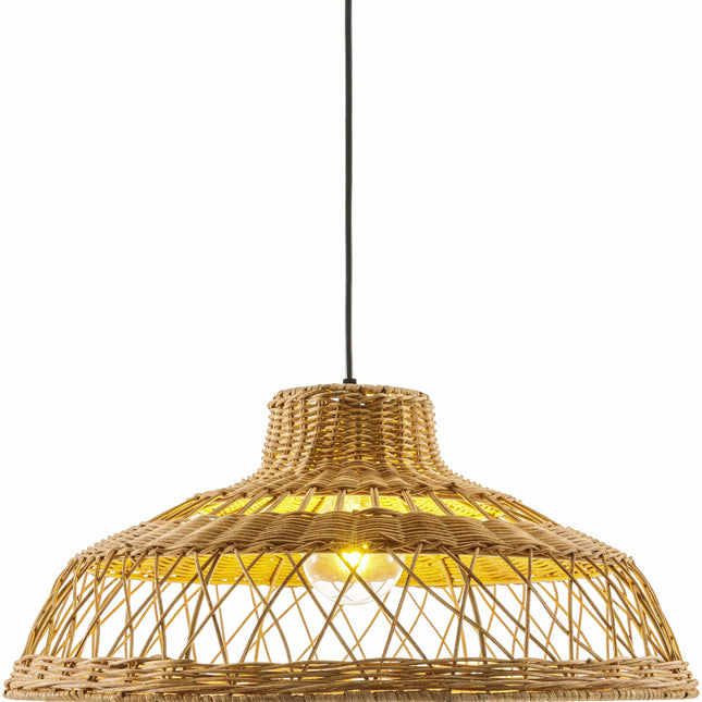 Bailleval Dark Brown Rattan Pendant Pendants TriadCommerceInc