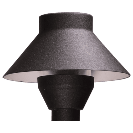 Aluminum Low Voltage Small Hat Path Light with Spike Path Light TriadCommerceInc