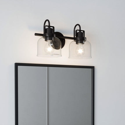 Brighton 2-Light Dark Bronze Dimmable Vanity Light Home Decor > Lighting > Wall Lighting > Wall Sconces TriadCommerceInc