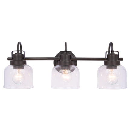 Brighton 3-Light Dark Bronze Dimmable Vanity Light Home Decor > Lighting > Wall Lighting > Wall Sconces TriadCommerceInc Oil-Rubbed Bronze