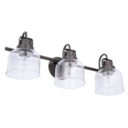 Brighton 3-Light Dark Bronze Dimmable Vanity Light Home Decor > Lighting > Wall Lighting > Wall Sconces TriadCommerceInc