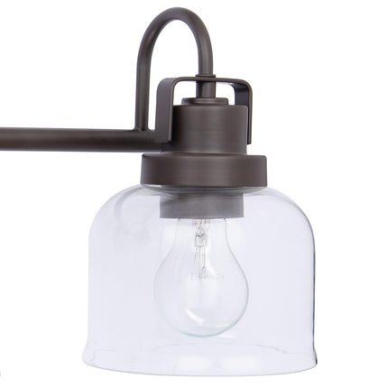 Brighton 3-Light Dark Bronze Dimmable Vanity Light Home Decor > Lighting > Wall Lighting > Wall Sconces TriadCommerceInc