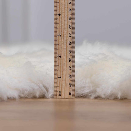 Premium White Soft Sheepskin Rug Rugs TriadCommerceInc