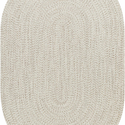 Beige Braided Faux Jute Rug Rugs TriadCommerceInc