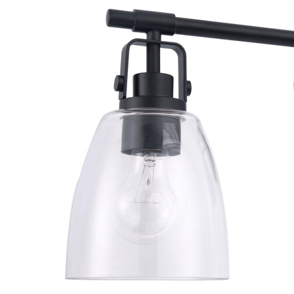 Brilliance Modern Farmhouse 2-Light Vanity Light Black Home Decor > Lighting > Wall Lighting > Wall Sconces TriadCommerceInc