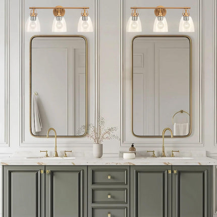 Brilliance Modern Farmhouse 3-Light Vanity Light Fixture Home Decor > Lighting > Wall Lighting > Wall Sconces TriadCommerceInc