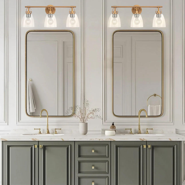 Brilliance Modern Farmhouse 3-Light Vanity Light Fixture Home Decor > Lighting > Wall Lighting > Wall Sconces TriadCommerceInc