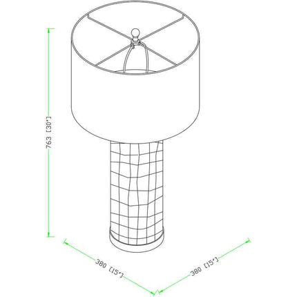 Permet Traditional White Table Lamp Lighting TriadCommerceInc