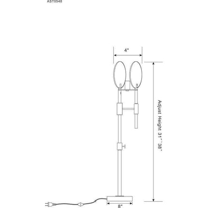 Unterkohlstatten Modern Floor Lamp Lighting TriadCommerceInc