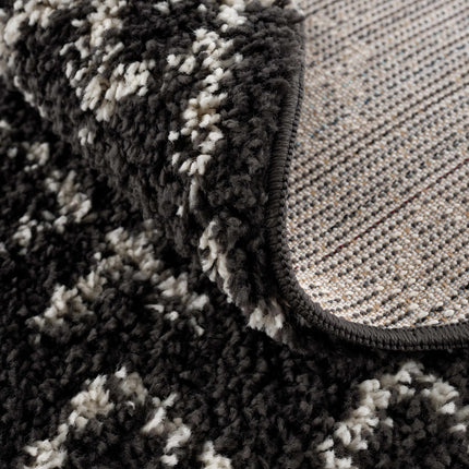 Thetford Black Berber Shag Rug - Clearance Rugs TriadCommerceInc