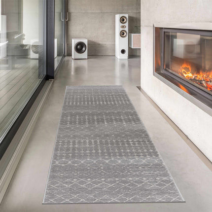 Tigrican 2334 Light Gray Rug - Limited Edition Rugs TriadCommerceInc 2'7" x 7'3" Runner