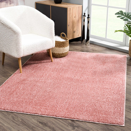 Judy Pink Washable Plush Rug - Clearance Rugs TriadCommerceInc