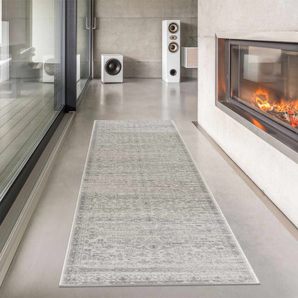 Tigried Ivory & Gray 2323 Area Rug - Clearance Rugs TriadCommerceInc 2'7" x 7'3" Runner
