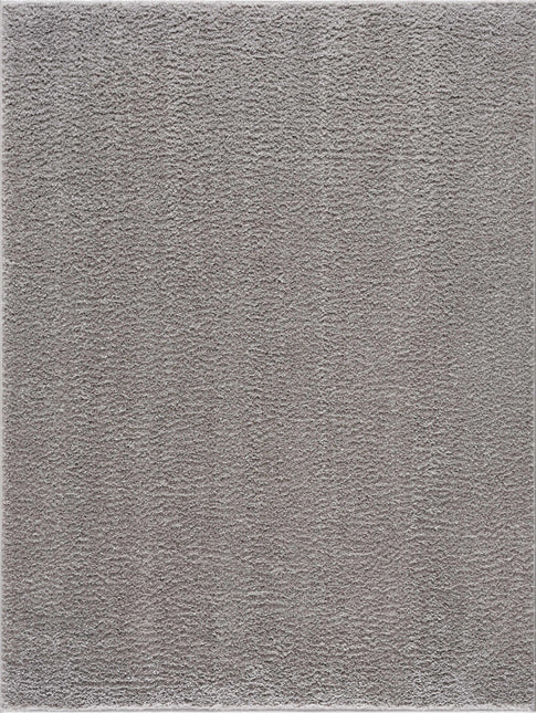 Judy Solid Gray Washable Shag Rug Rugs TriadCommerceInc