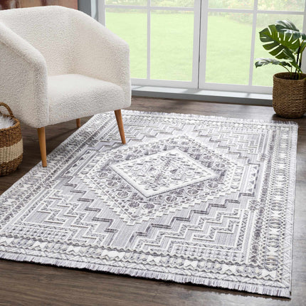 Alya 3D Saxony Rug with Fringes - Clearance Rugs TriadCommerceInc