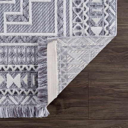 Alya 3D Saxony Rug with Fringes - Clearance Rugs TriadCommerceInc