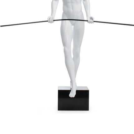 Balance Man White Sculpture TriadCommerceInc   