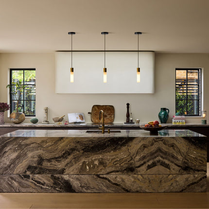 Basalt Single Pendant in Brass Home Decor > Lighting > Ceiling Lights > Pendant Lights TriadCommerceInc