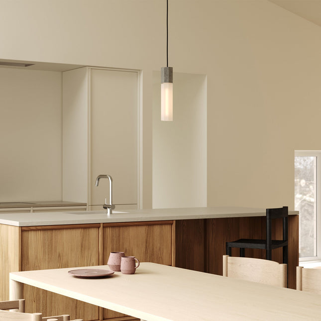 Basalt Single Pendant Light in Stainless Steel Home Decor > Lighting > Ceiling Lights > Pendant Lights TriadCommerceInc