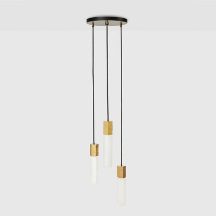Basalt Triple Pendant in Brass Home Decor > Lighting > Ceiling Lights > Pendant Lights > Cluster Pendants TriadCommerceInc