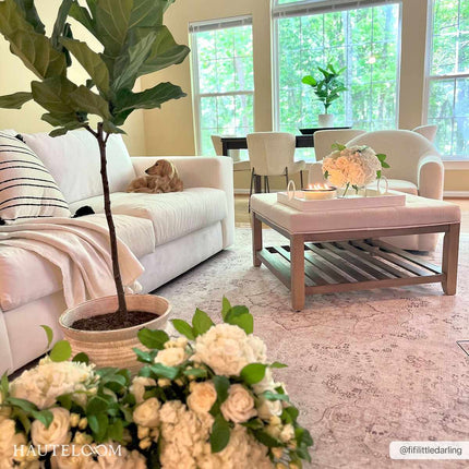 Bethany Vintage Flat Pile Washable Rug Rugs TriadCommerceInc