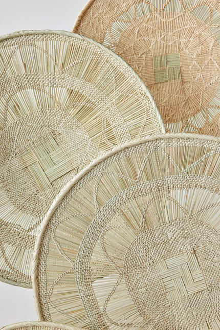 Statement Binga Lace Blonde Basket Wall Basket TriadCommerceInc