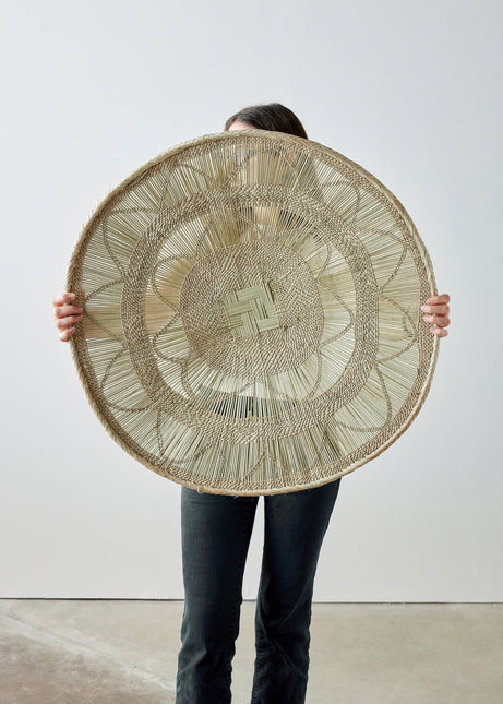 Statement Binga Lace Blonde Basket Wall Basket TriadCommerceInc