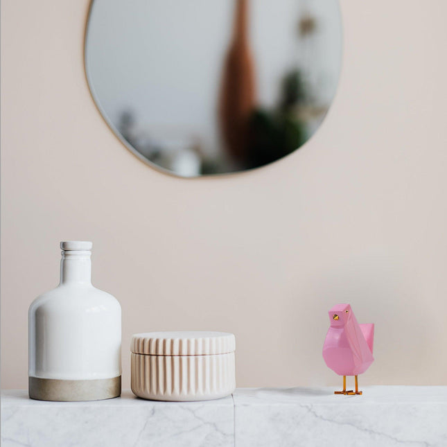 Bird Sculpture // Light Pink Sculpture TriadCommerceInc   