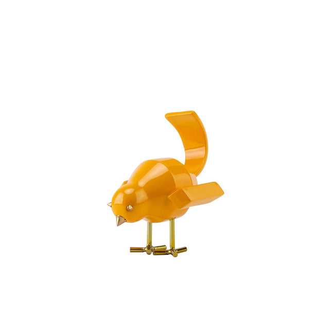 Bird Sculpture // Small Yellow Sculpture TriadCommerceInc   