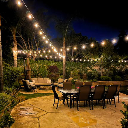Outdoor LED Bistro String Lights 48 Feet String Lights TriadCommerceInc