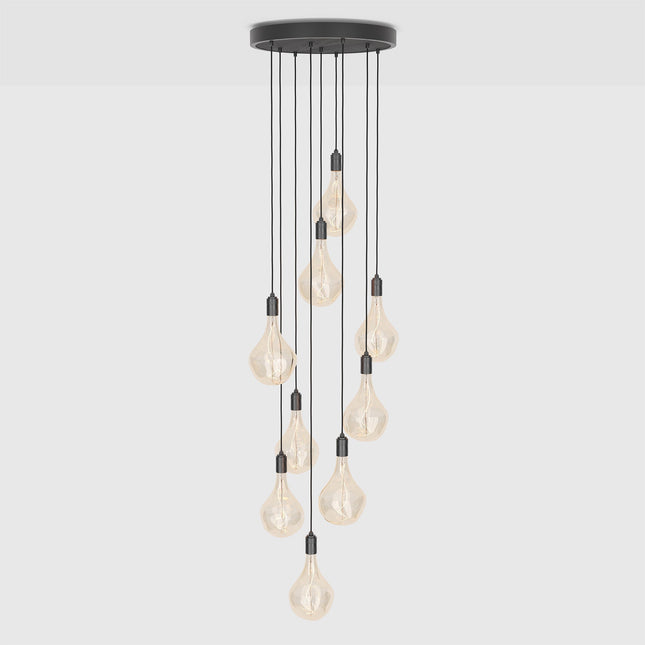 Nine Pendant in Graphite + Voronoi II Home Decor > Lighting > Ceiling Lights > Pendant Lights > Cluster Pendants TriadCommerceInc Graphite