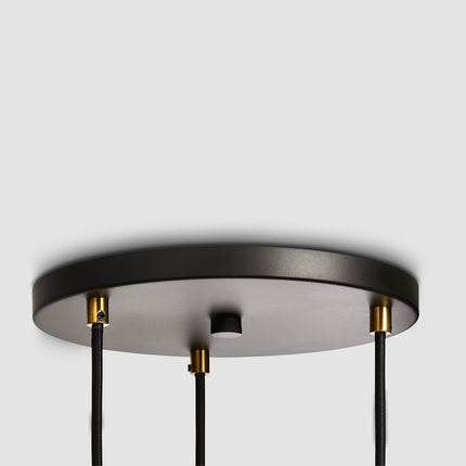 Triple Pendant Light in Graphite + Voronoi III Home Decor > Lighting > Ceiling Lights > Pendant Lights TriadCommerceInc