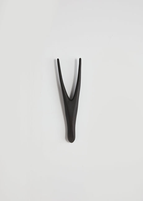 African Antelope Wood Bokkie Head Wall Sculpture Wall Décor TriadCommerceInc Black Single