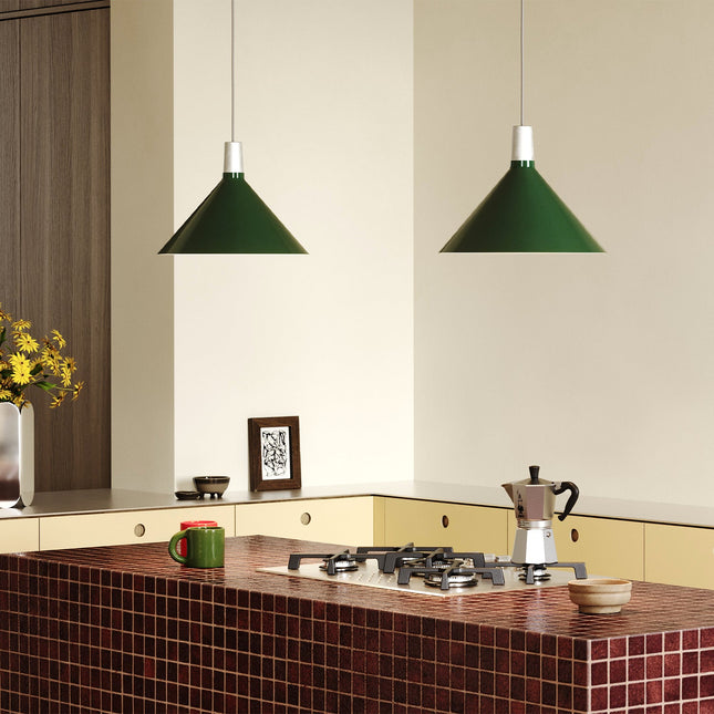 Bower Pendant Light Medium in Dark Green Home Decor > Lighting > Ceiling Lights > Pendant Lights TriadCommerceInc